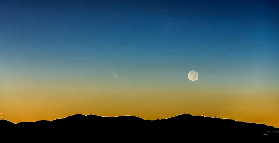 Cometa Pan-STARRS a fost surprinsă în filmări time-lapse spectaculoase (VIDEO)