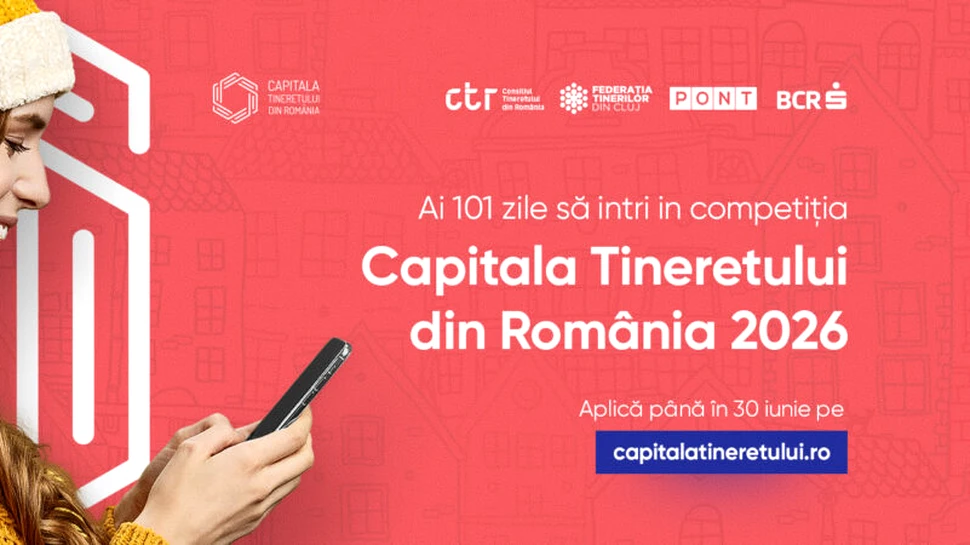 Înscrie-ți orașul pentru a deveni „Capitala Tineretului din România” în 2026 până pe 30 iunie 2024!