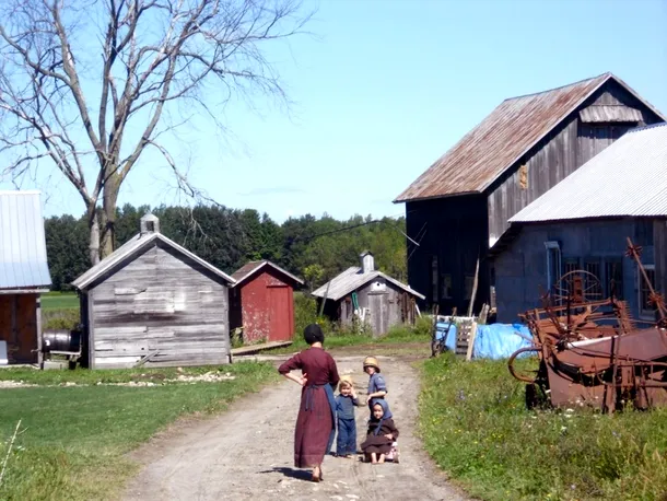 O gospodărie tipică Amish