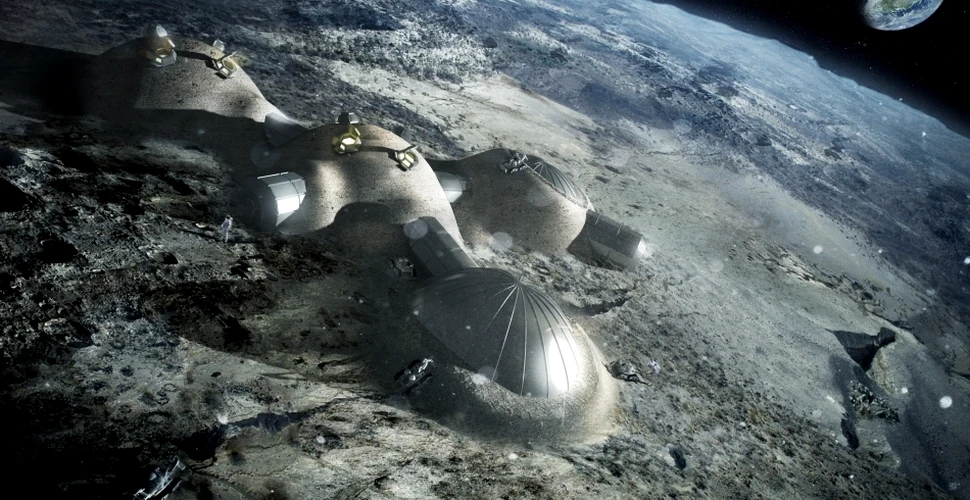 Prima construcţie umană de pe Lună va fi creată prin imprimare 3D (FOTO)