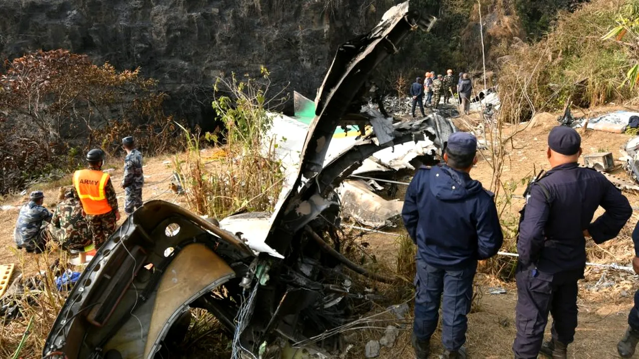 avion prăbușit 