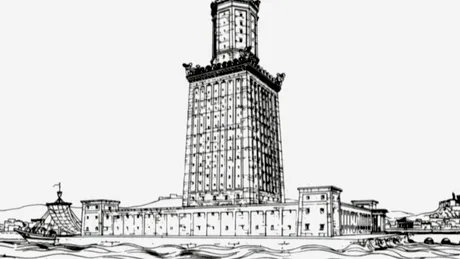 Un inel descoperit sub apă păstrează imaginea Farului din Alexandria, una dintre minunile pierdute ale Antichității