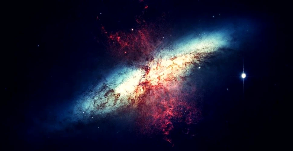 O galaxie cu nucleu dublu a fost descoperită în vecinătatea Căii Lactee
