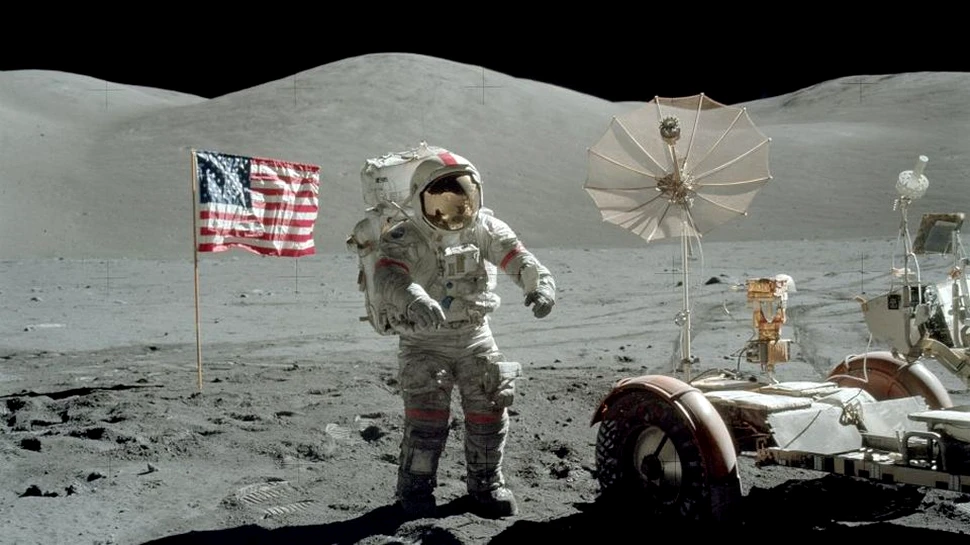 O mostră de rocă adusă de misiunea Apollo 14 de pe Lună ar proveni de pe Pământ