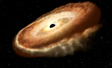 Telescopul Hubble a surprins ultimele clipe din viața unei stele, devorată de o gaură neagră „flămândă”