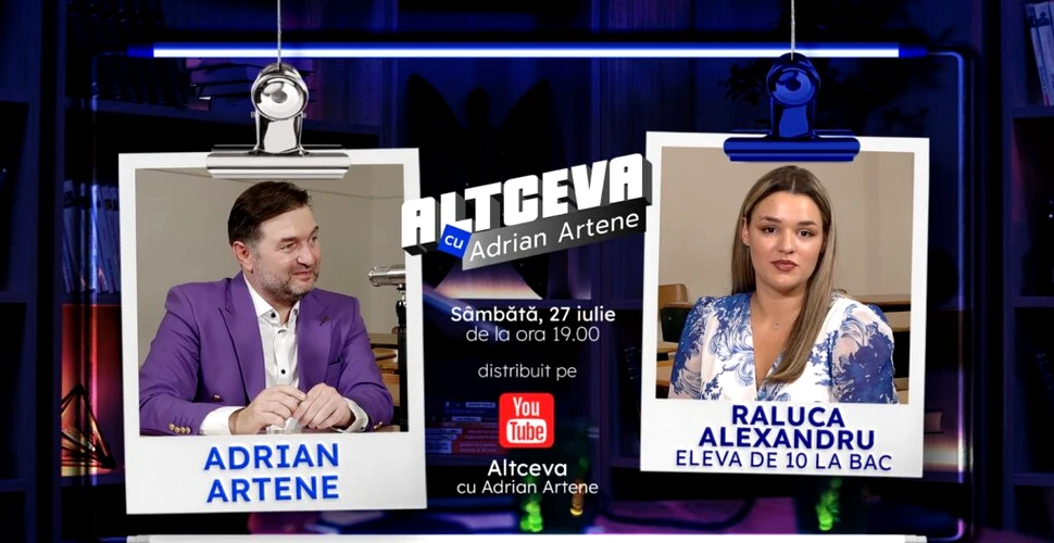 Ea este eleva care a luat BAC-ul cu 10 pe linie! Raluca Alexandru, un soi de Nadia Comăneci la învățătură | EXCLUSIV ALTCEVA CU ADRIAN ARTENE