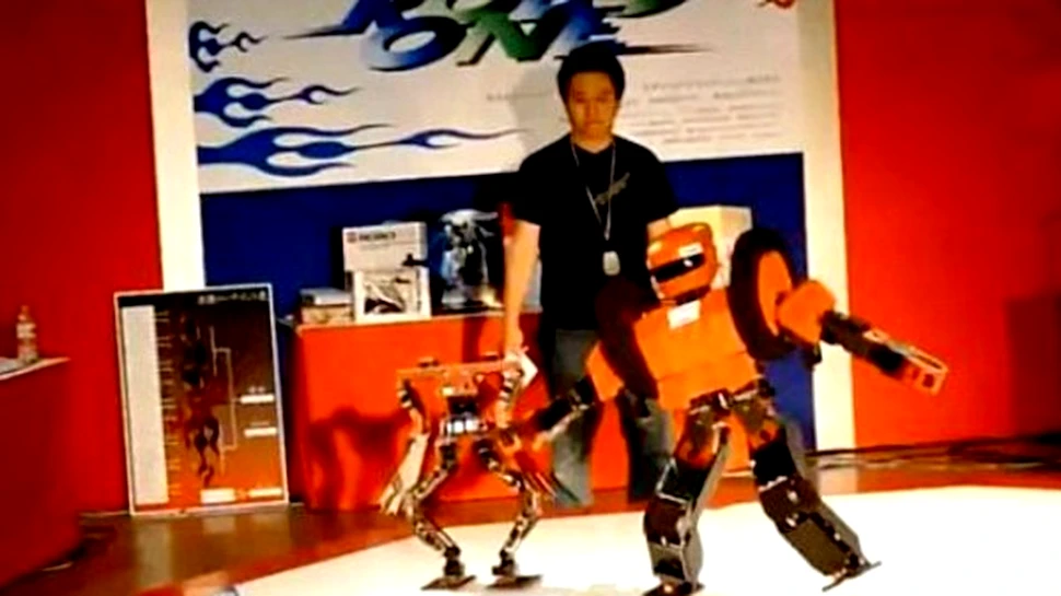 Robotul care se transforma in masina