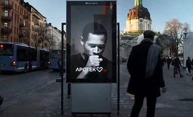 În momentul în care fumătorii trec pe lângă aceste panouri publicitare din Suedia se întâmplă ceva straniu
