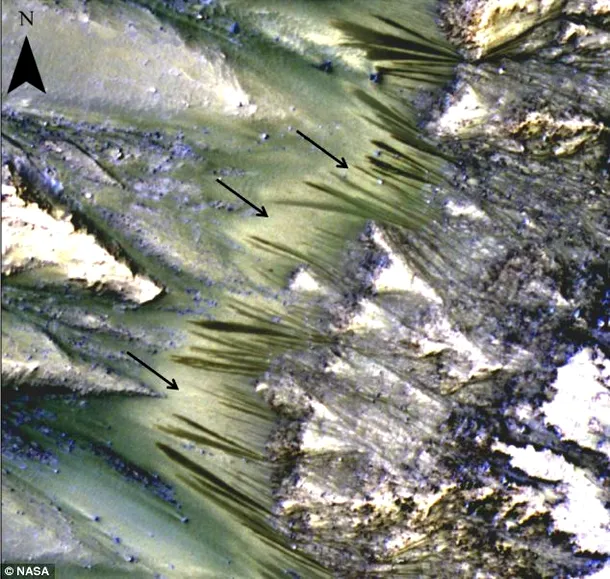 „Degetele” bizare de pe Marte. Experţii NASA cred că este dovadă existenţei apei pe Planeta Roşie