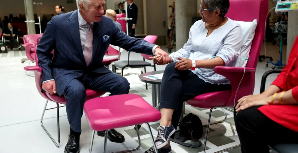 Regele Charles a vizitat un centru de tratare a cancerului din Londra