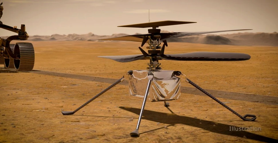Elicopterul Ingenuity este în stare perfectă după aproape un an petrecut pe Marte
