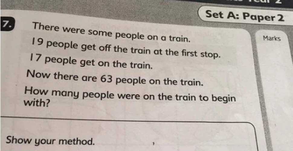 O întrebare de clasa 1 a alarmat părinţii. Care este răspunsul corect? – FOTO