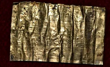Foiţe de aur cu vrăji de acum 2.000 de ani. ”Este o descoperire foarte importantă”