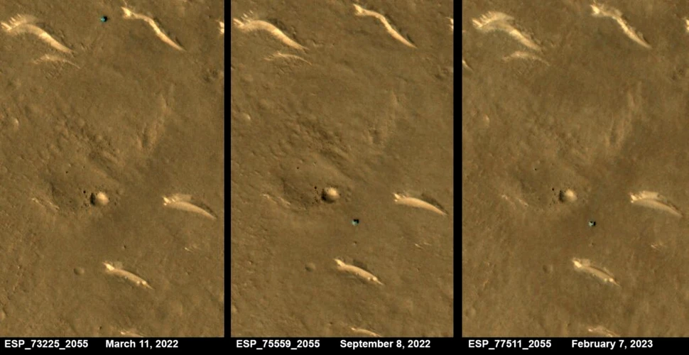 Roverul marțian Zhurong ar putea fi deja mort și îngropat, potrivit unor imagini de la NASA
