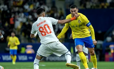 Probleme pentru Cristiano Ronaldo după un gest făcut la finalul unui meci din Arabia Saudită