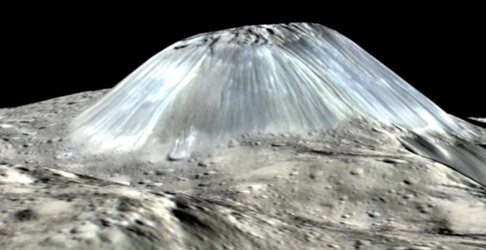 Procesul bizar de pe suprafaţa lui Ceres. Planeta pitică are vulcani de gheaţă