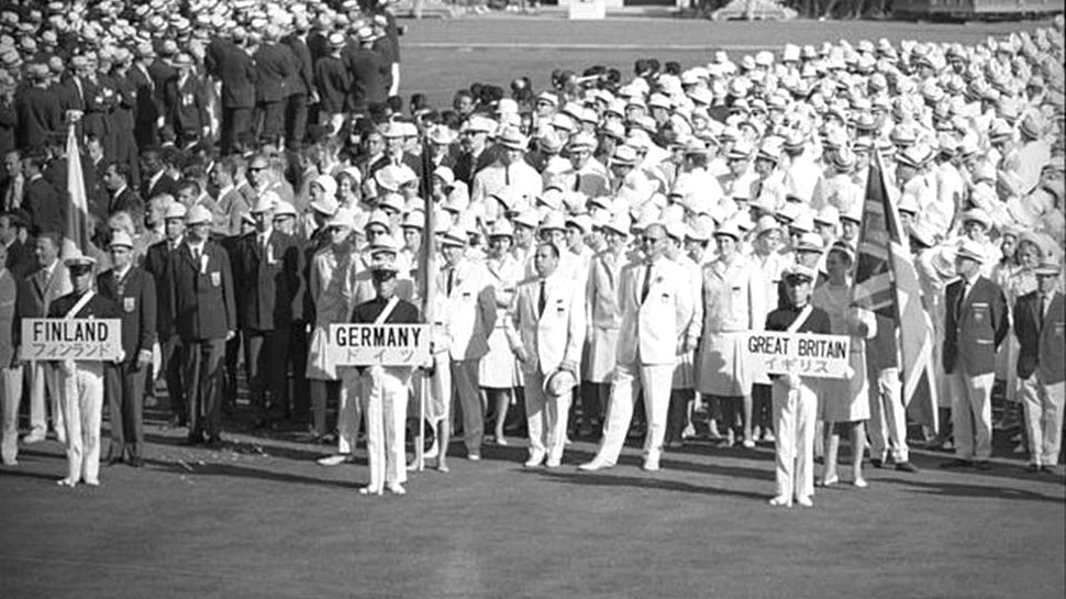 Momentul în care RFG-ul şi RDG-ul s-au unificat pentru a participa la Jocurile Olimpice