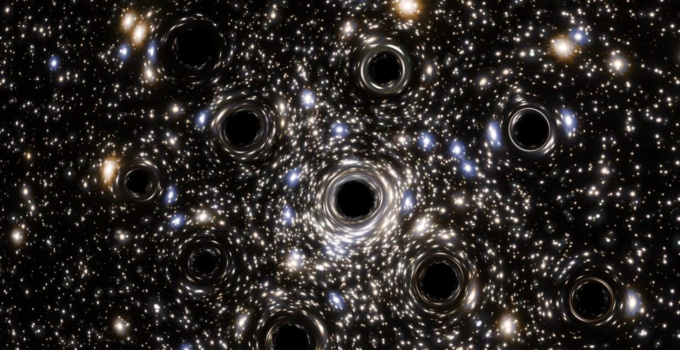 Un întreg „furnicar de găuri negre” a fost surprins în timp ce se deplasa prin Calea Lactee