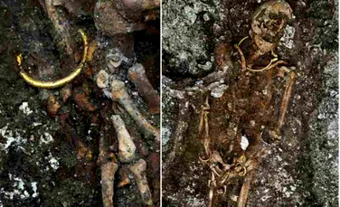 Un mormânt din Franţa, vechi de 2.500 de ani, cu bijuterii din aur masiv îi contrariază pe arheologi