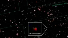 Telescopul Webb și-a doborât propriul record pentru cea mai îndepărtată galaxie cu MoM-z14