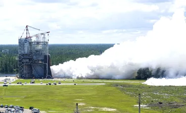 NASA a testat motorul ,,mega-rachetei” ce va transporta oamenii pe Marte-VIDEO 360