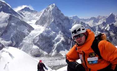 Horia Colibăşanu, a ajuns în tabăra a doua din Himalaya, în încercarea de a deschide o rută nouă pe Everest