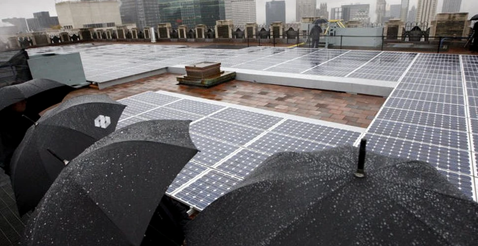Panourile fotovoltaice care produc electricitate şi atunci când plouă