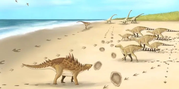 Urme de pași ale ultimilor dinozauri care au pășit pe teritoriul Marii Britanii, descoperite de cercetători