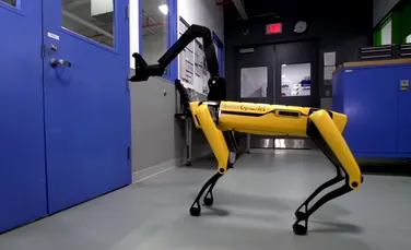 Câinii roboţi produşi de Boston Dynamics operează alături de poliţiştii americani