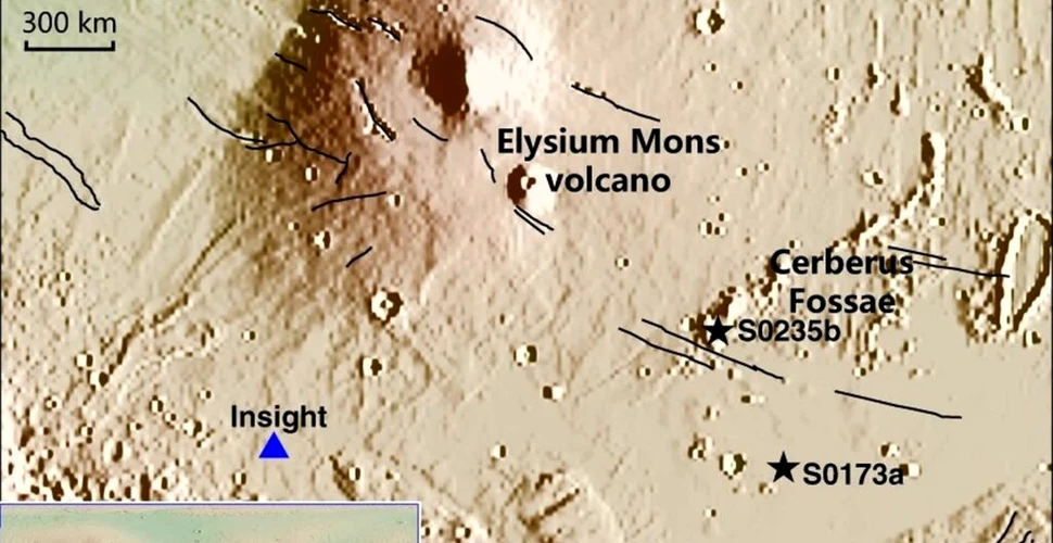 Cutremurele vulcanice de pe Marte sugerează că mantaua planetei este încă activă