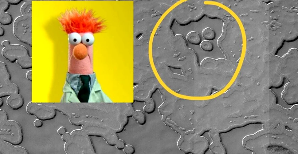 Unul dintre personajele din Păpuşile Muppets a fost observat pe suprafaţa lui Marte