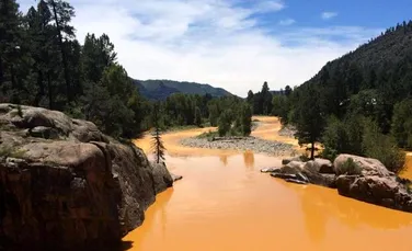 FENOMENUL BIZAR care a făcut ca apa unui râu să se coloreze în portocaliu peste noapte