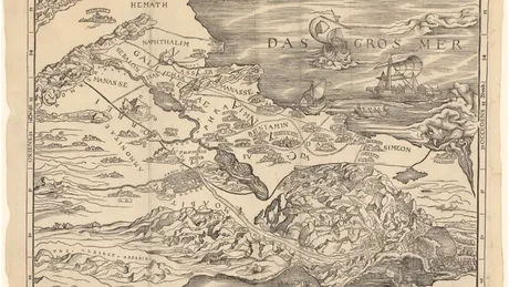 Prima „hartă biblică” încă influențează modul în care percepem granițele