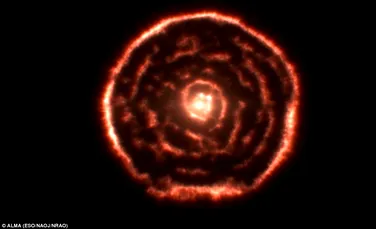Steaua care moare: o spectaculoasă spirală cosmică înconjoară o stea aflată în ultimul stadiu al existenţei sale (VIDEO)