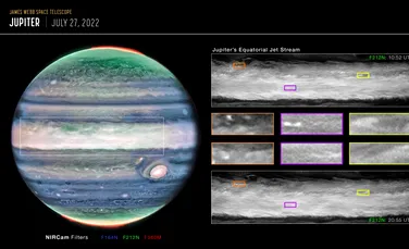 Descoperire surpriză pe Jupiter! Telescopul Webb a găsit ceva nemaivăzut în atmosfera planetei