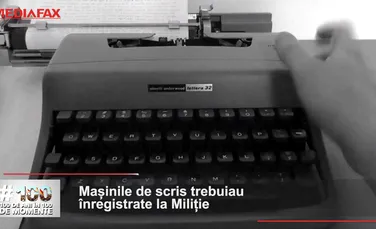 Ziua în care românii nu au mai putut deţine fotocopiatoare – 100 de ani în 100 de momente