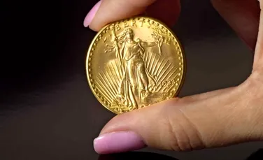 Sumă uriașă pentru o monedă din aur extrem de rară