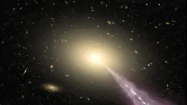 O structură radio necunoscută a fost detectată în jurul celui mai strălucitor quasar din Univers