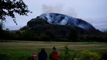 Incendiu pe un celebru vulcan adormit din Scoția