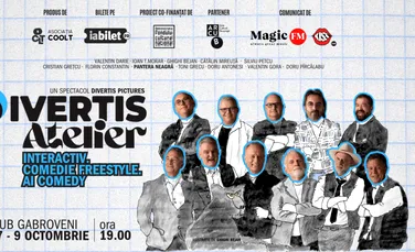 DIVERTIS aduce din nou râsul pe scenă: „Anatomia comediei” revine la ARCUB Gabroveni!