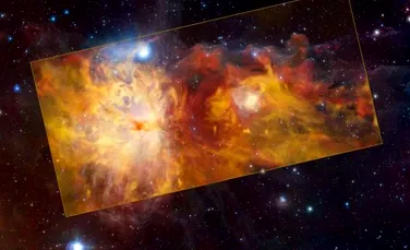 Nebuloasa Flacără arde ca „un foc de tabără” într-o nouă imagine uimitoare