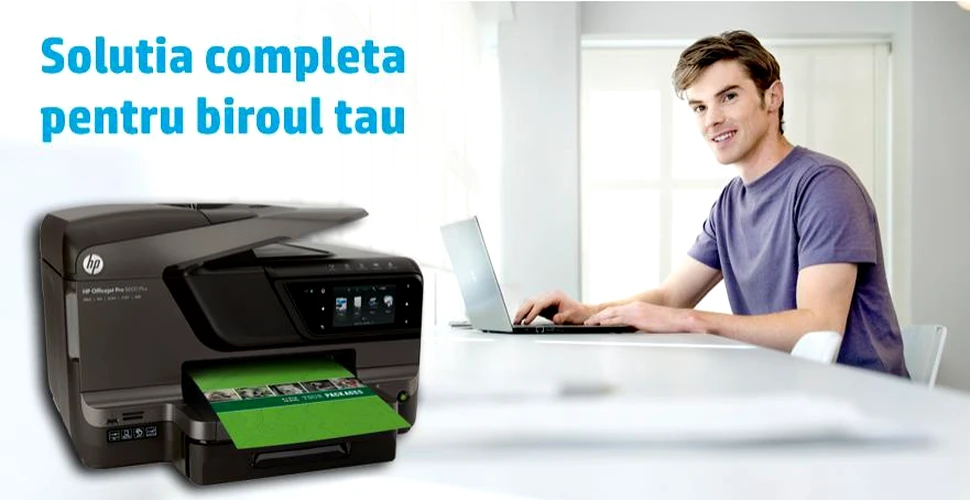 Viteze de imprimare de două ori mai mari, calitate, costuri reduse pentru un birou eficient – echipamentele din gama HP OfficeJet Pro