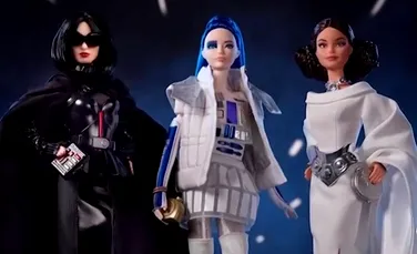 O serie de păpuşi Barbie dedicată eroilor Star Wars oferă variante fashion ale poveştii SF