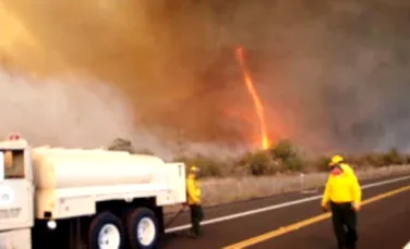 Un fenomen bizar şi periculos al naturii: tornadele de foc – VIDEO