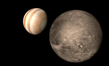 Sonda Juno a observat săruri și substanțe organice pe Ganymede