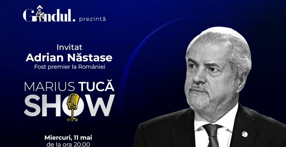 Marius Tucă Show începe miercuri, 11 mai, de la ora 20.00, live pe gandul.ro