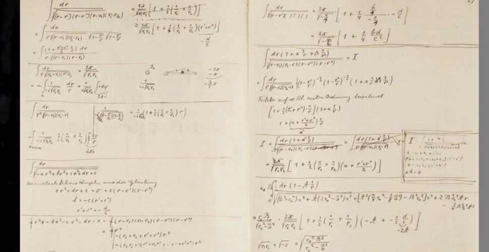 „Cel mai valoros” manuscris al lui Einstein s-a vândut cu o sumă record