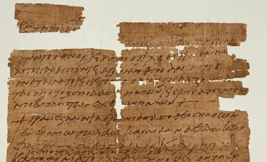 Textul straniu scris pe un papirus egiptean. Conţine o invocaţie magică folosită de vechii creştini