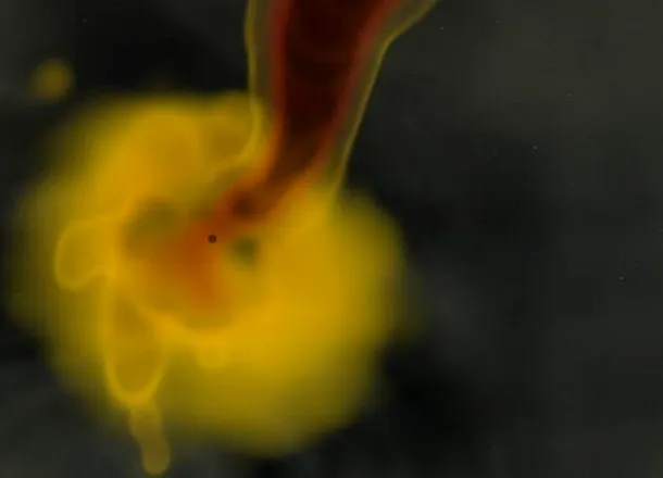 O fuziune imposibilă între două găuri negre masive a fost, în sfârșit, explicată