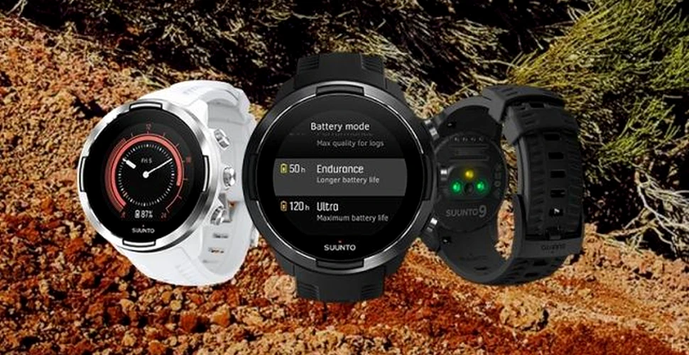 Suunto 9 este un smartwatch cu autonomie de 5 zile